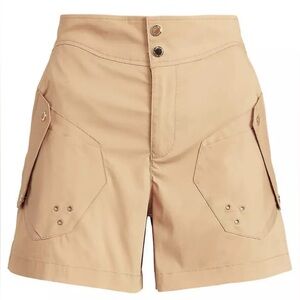 Lauren Ralph Lauren Women's Twill Shorts (12, Tan)